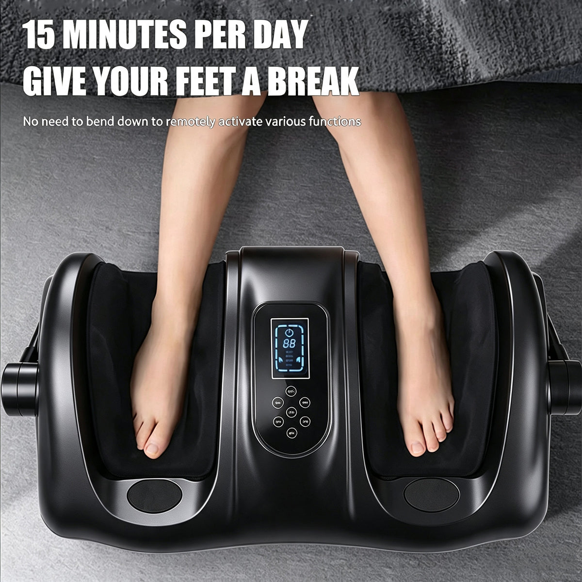 Electric Foot Massager | Adjustable Intensity Kneading Massage