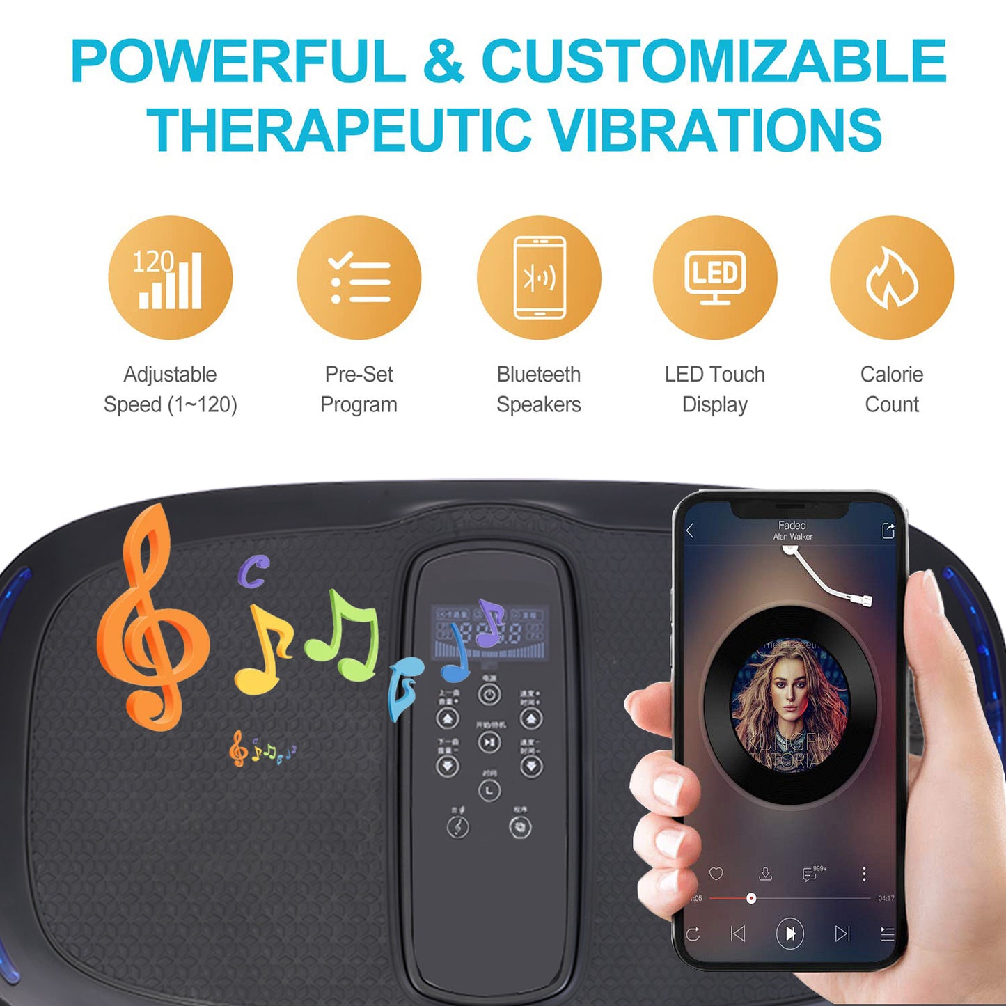 Fat Burning Vibration Fitness Plate Trainer