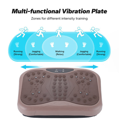 Compact Vibration Plate Body Shaper Device