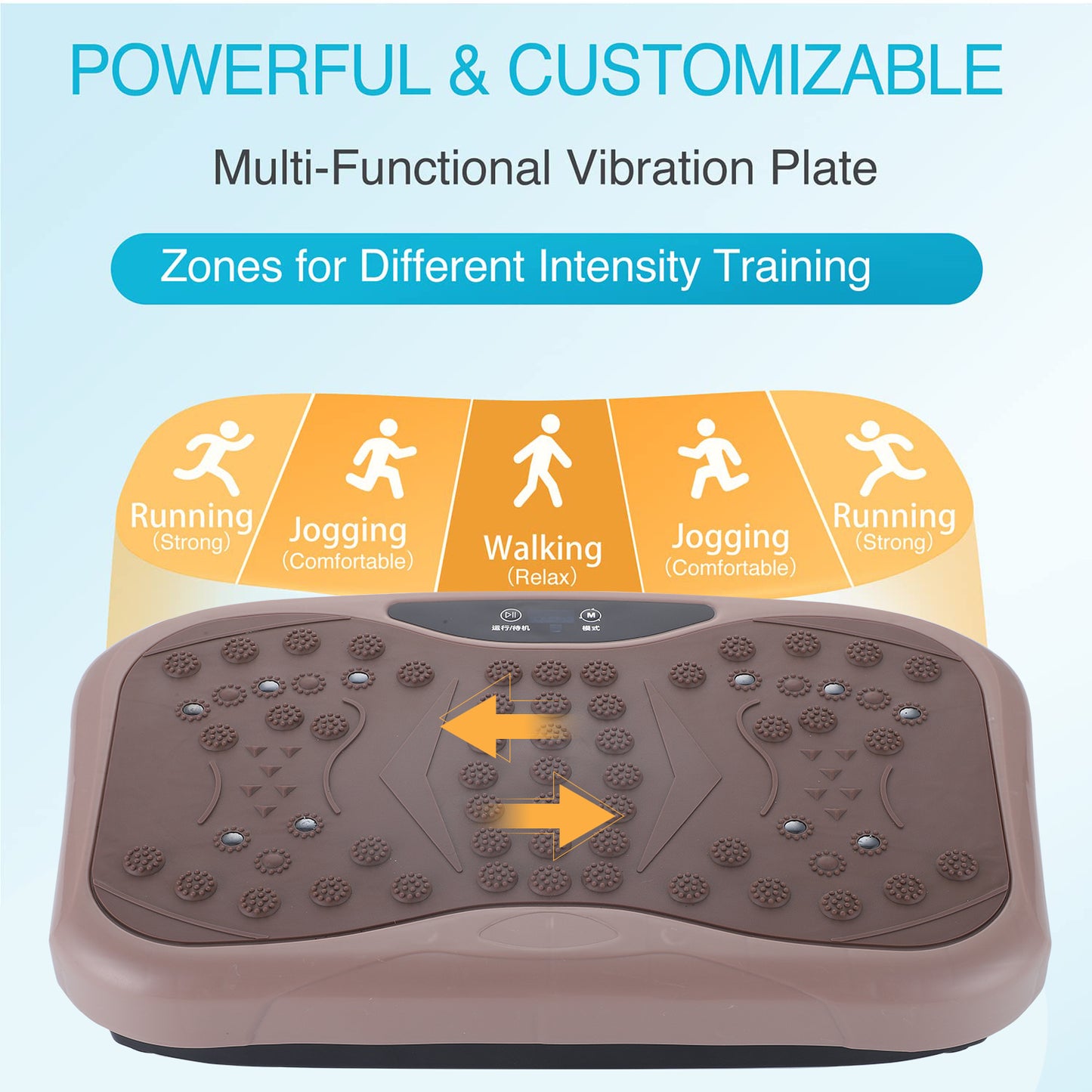 Compact Vibration Plate Body Shaper Device