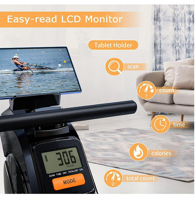 Adjustable Resistance Indoor Fitness Rower