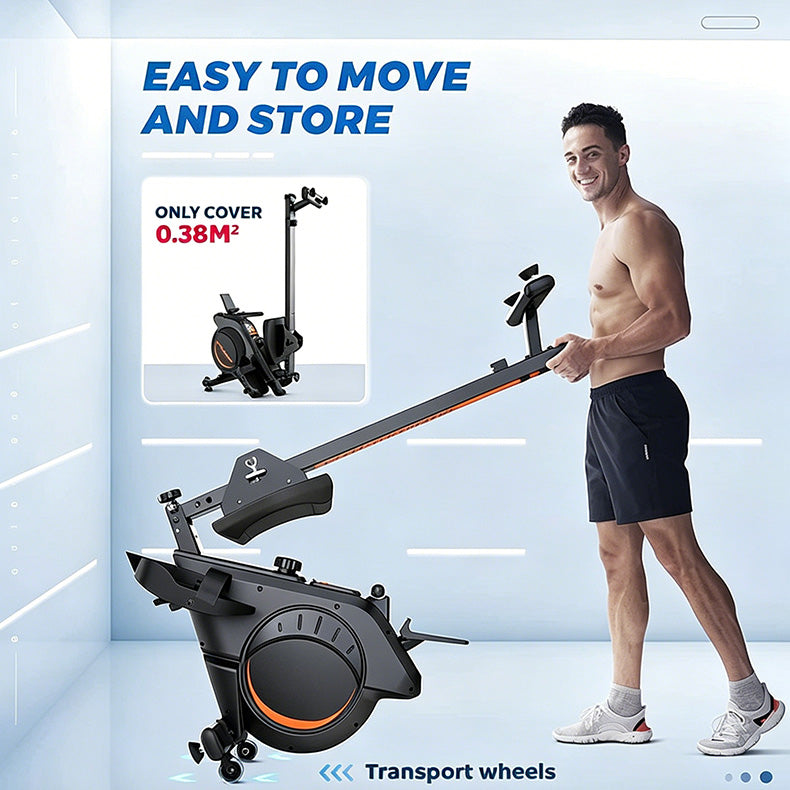 Adjustable Resistance Indoor Fitness Rower