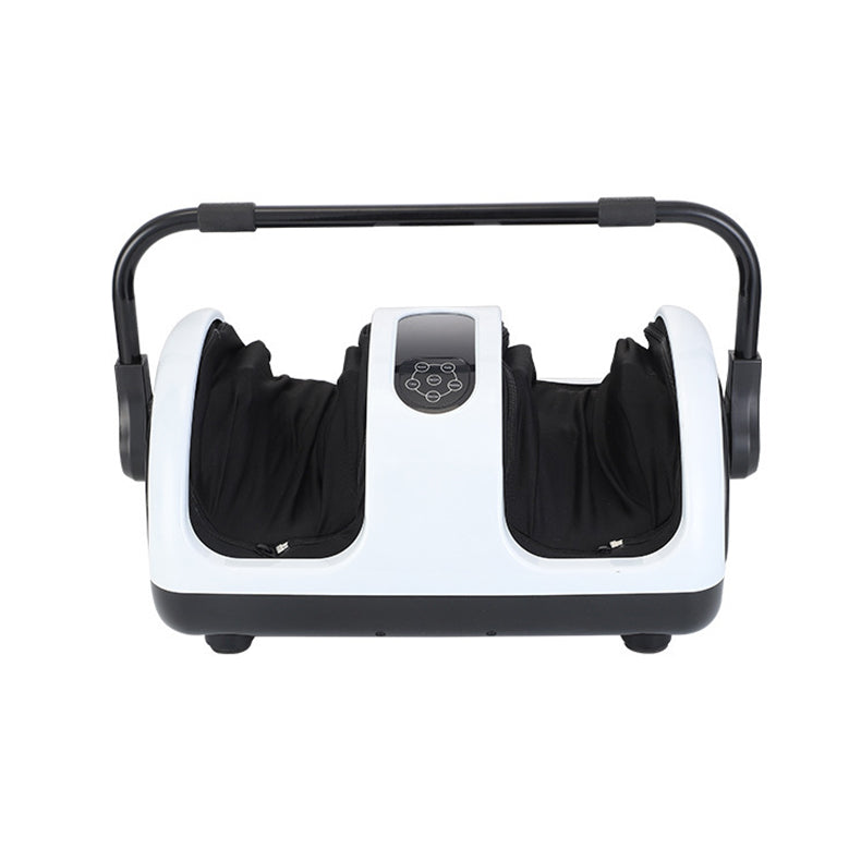 Portable Foldable Foot Massager with Heating Therapy – White