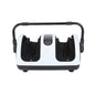 Portable Foldable Foot Massager with Heating Therapy – White